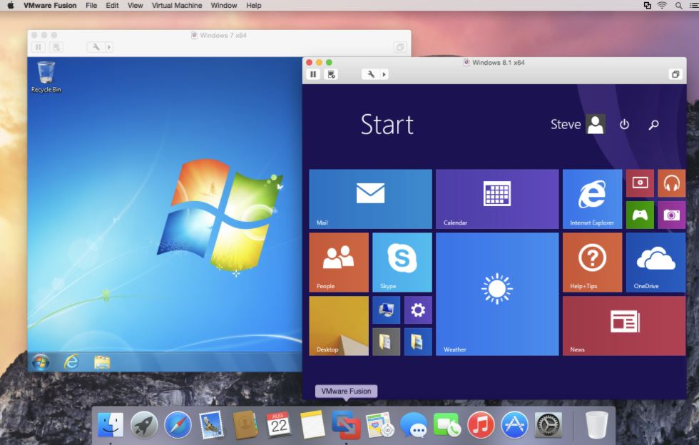 windows emulator for mac vmware